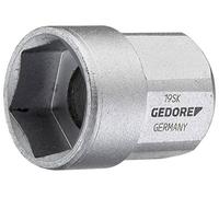 Gedore 19 SK 16 - Llave de vaso 1/2" corta 16 mm
