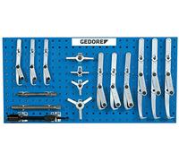 Gedore 2.40 - Set de extracción para reparaciones de máquinas agrícolas y de construcción, Sistema modular