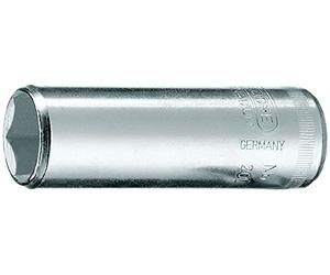 Gedore 20 L 7/16AF - Llave de vaso 1/4", forma larga 7/16"