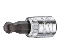GEDORE 2219417 Vaso destornillador 1/4", punta de bola, 5 mm