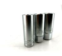 GEDORE 3/8" 1/2" Llaves de Tubo para Bujías 16mm 18mm 21mm 3-tlg