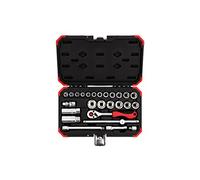 Juego de llaves de vaso 3/8 AN 6-24 mm, 26 piezas