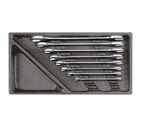 Juego de llaves fijas de doble boca, módulo CT 2/6, 8 piezas