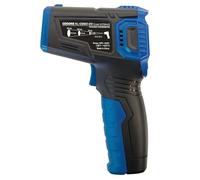 GEDORE 3475840 Termómetro infrarrojo sin contacto, medición de temperatura de -50 a +550 °C, detección láser de 12 puntos, emisividad ajustable, pantalla LCD a color, CE/ROHS