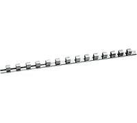 GEDORE 5162520 Carril-muelle en acero para 14 llaves de vaso de 1/2"