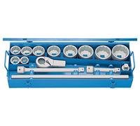 GEDORE 6181600 Juego de llaves de vaso 1" 15 piezas UD 36-80 mm