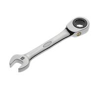 GEDORE Llave combinada con anillo de carraca, Reversible, Ancho de llave 22 mm, Acodada, De doce cantos, Perfil UD, Llave, 7 UR 22