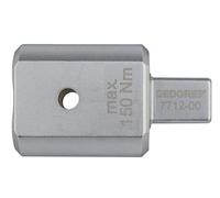 GEDORE 7712-00 - Adaptador de enchufe (9 x 12 a 14 x 18, acero al cromo vanadio, 150 Nm, cierre de pasador de resorte, cromado, apto para Torcofix TF-SE y DREMOMETER SE)