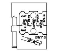 Gedore 8140-09 - Módulo de inserción para casquillos de conector plano 2,8