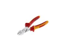 GEDORE Alicates de corte diagonal de fuerza VDE para alambre duro (cuerda de piano) de hasta Ø 1,4-2 mm, Aislado, Electricidad, Longitud 180 mm, VDE 8316-180 H