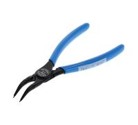GEDORE Alicates para circlips para anillos de seguridad interiores, Acodados en 45°, Ø ejes: 8-13 mm, Ø puntas: 0,9 mm, Acero, 8000 J 02