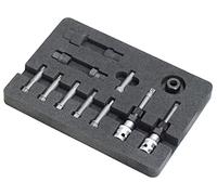 GEDORE Automotive KL-0284-185 E - Juego de llaves combinadas para alternador (13 piezas, 1/2", universal)