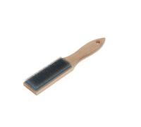 GEDORE Cepillo para limas, Para limas y escofinas, Cerdas de 10 mm, Con empuñadura de madera, Cepillo de alambre, Longitud 250 mm, 645