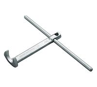 Gedore DS 3114 16 - Llave de pie bifurcado con pasador 16 mm