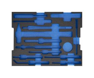 Gedore EI-1100-02 - Inserto de goma-espuma 2/2 L-BOXX 136, vacío