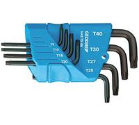 Gedore H 43 TX-88 - Juego de llaves Allen 8 pzas TX T9-T40