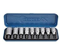 Gedore Juego de vasos destornilladores IN 19 PA 1/2" 9 piezas AF