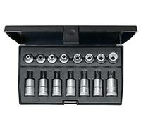 Gedore ITX 30 TX-015 - Juego de vasos destornilladores 3/8" 15 pzas TX