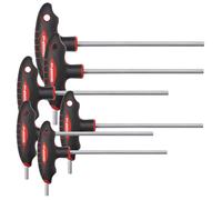 GEDORE red Juego de destornilladores de 6 piezas, Juego de atornilladores con mango en T, Mango en T de dos componentes, Herramienta, R38672006