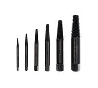 GEDORE Juego de extractores de tornillos, acero al cromo vanadio, 54 HRC, caja de plástico transparente, 6 piezas, M3-M24