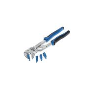 GEDORE Juego de tenazas llave con mordazas protectoras, Kit de alicates, Anchura de sujeción hasta 52 mm, Sin dentado, Herramienta multifuncional, SB 183 10 JC S-002