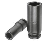 Gedore K 19 L 8 - Vaso de impacto 1/2", forma larga 8 mm