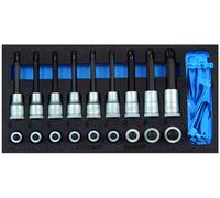 GEDORE Kit Schraubendrehereinsätze 1/2" 1500 CT1-ITX 19 Lkp 19-Tlg, 2308940