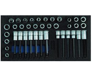 GEDORE Kit Schraubendrehereinsätze 3/8" 1500 CT1-ITX 30 39-Tlg, 2308983