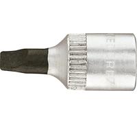 GEDORE Vaso de punta de destornillador TX hembra, T27, Ancho de llave 4,99 mm, 1/4" 6,3 mm, Vaso de atornillador, Herramienta, ITX 20 T27