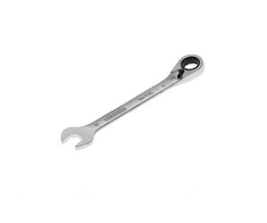 GEDORE Llave combinada con anillo de carraca, Reversible, Ancho de llave 15 mm, Acodada, De doce cantos, Perfil UD, Llave, 7 UR 15