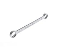 GEDORE Llave de doble anillo, Ancho de llave 21+23 mm, Recta, Plana, Fina, De doce cantos, Perfil UD, Llave, 4 21X23
