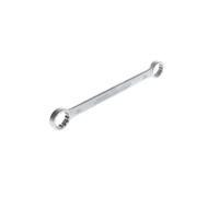 GEDORE Llave de doble anillo, Ancho de llave 25+28 mm, Recta, Plana, Fina, De doce cantos, Perfil UD, Llave, 4 25x28