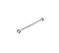 GEDORE Llave de doble anillo, Ancho de llave 6+7 mm, Recta, Plana, Fina, De doce cantos, Perfil UD, Llave, 4 6x7