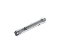 GEDORE Llave de tubo, 18 + 19 mm, Hexagonal, Longitud 155 mm, Herramienta para tuercas de automóviles, 26 R 18x19, Acero cromado