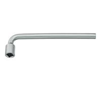 GEDORE Llave de vaso redondeada, 14 mm, Cuadradillo, Longitud 240 mm, Herramienta para tuercas tornillos automóviles, 25 V 14, Acero cromado