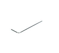 GEDORE Llave en ángulo para tornillos con hexágono interior, Destornillador, Atornillador, Herramienta, Ancho de llave 1,5 mm, Longitud 56,5 mm, 42 1,5