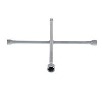 GEDORE Llave tipo cruz, Para automóvil, Anchos de llave 17 x 19 x 21 mm x 1/2" mm, Llave en cruz para ruedas, Cambio de neumáticos coche, Herramienta, 28 PUV