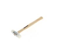 GEDORE Martillo de Nylon con empuñadura de madera, Martillo de cuero, 27 mm de diámetro, Martillo con mango de madera de fresno, Herramienta, Forjado, 225 E-27
