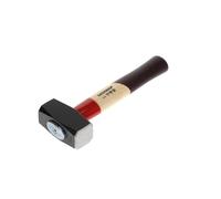 GEDORE Mazo con empuñadura de madera, Peso de la cabeza 1000 g, Martillo con mango de madera de fresno, Herramienta, Forjado, Rotband-Plus, 620 E-1000