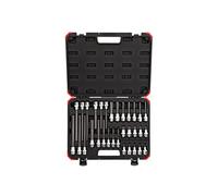 GEDORE red Juego de puntas, Juego de vasos de destornillador para tornillos TX, Puntas de atornillador, Herramienta, R68003032