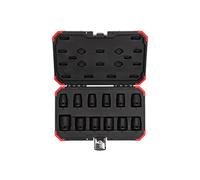 GEDORE red Juego de vasos de impacto, Set de 12 piezas, 1/2", Vaso hexagonal, Ancho de llave 10-24 mm, Para vehículos/coches, R63003012