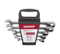 Gedore Red R07205005 Juego De Llaves Combinadas De Carraca An 819 Mm, Set de 5 Piezas