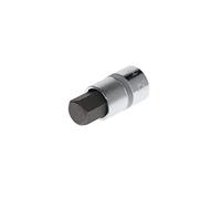 GEDORE red Vaso de punta de destornillador hexagonal, Ancho de llave 17 mm, 1/2" 12,5 mm, Vaso de atornillador, Herramienta, R62551710, Acero