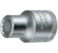 GEDORE red Vaso, Llave de vaso, Accionamiento de 3/4'' 20 mm, Hexagonal, 33 mm de ancho, Herramienta, R71003310, Acero