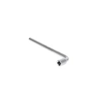 GEDORE Llave de vaso redondeada, 9 mm, Cuadradillo, Longitud 160 mm, Herramienta para tuercas tornillos automóviles, 25 V 9, Acero cromado