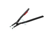 GEDORE Alicates para circlips para anillos de seguridad exteriores, Con palanca de bloqueo/seguro antipellizcos, Acodados en 90°, Ø puntas: 3,5 mm, 8000 A 51