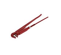 GEDORE red Tenaza para tubos acodada en 90°, Alicates tubos, Anchura de sujeción 67 mm/2 pulgada, Sueca, Maciza, Dentado desplazado, R27100020