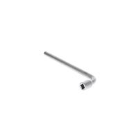 GEDORE Llave de vaso redondeada, 8 mm, Cuadradillo, Longitud 150 mm, Herramienta para tuercas tornillos automóviles, 25 V 8, Acero cromado