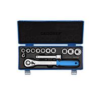 Gedore 2545829 D 19 KMU-20 Juego de llaves de vaso 1/2" métrico 13 piezas UD 10-24 mm