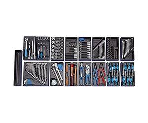 Gedore S 1500 ES-02 - Surtido de módulos medio, 207 pzas